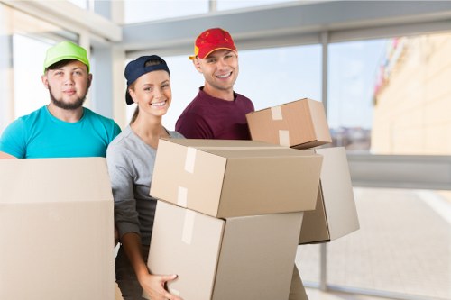 Hackney movers helping with a residential relocation in East London