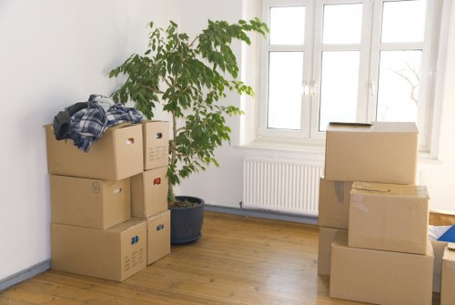Hackney removals team loading furniture for transport