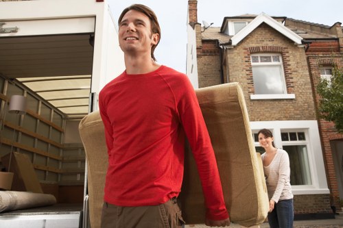 Furniture removal for a local business in Hackney during an office clear-out