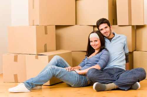 Professional office relocation service navigating access challenges in Hackney