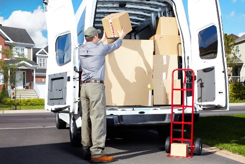 Team member reviewing safety procedures before a move