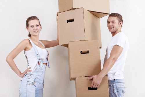 Careful furniture transport during a home move in Hackney