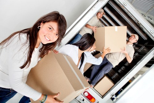 House removal service for a flat in Hackney