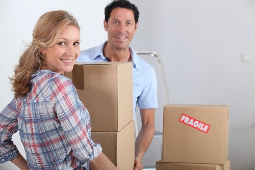 Moving stock and furniture during a Hackney commercial relocation